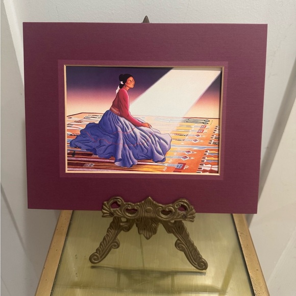 R.C. Gorman “Blessing Way” Framed Art Print 8x6” - Picture 1 of 6